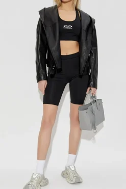 VETEMENTS CZARNY Krótkie leginsy