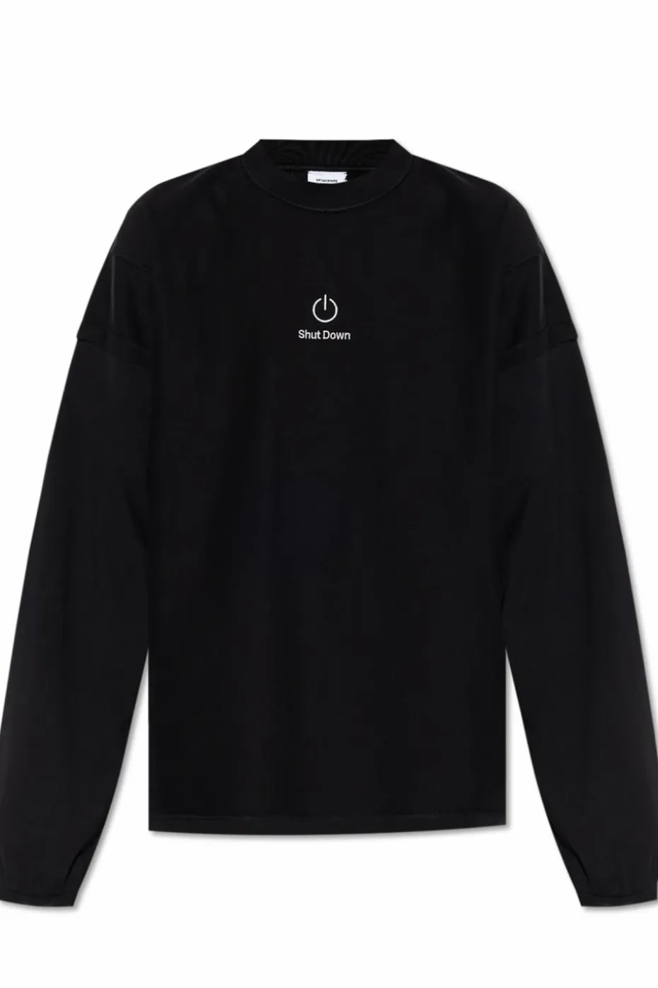VETEMENTS CZARNY T-shirt typu `oversize`