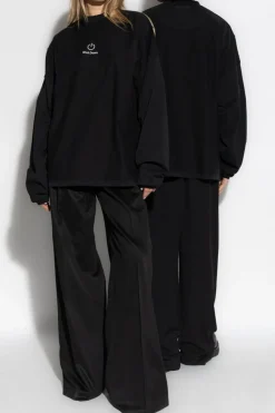 VETEMENTS CZARNY T-shirt typu `oversize`