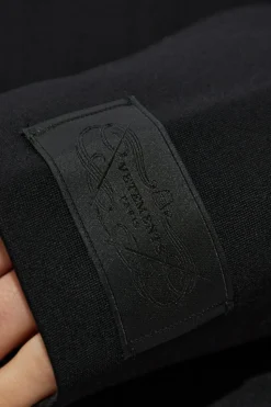 VETEMENTS CZARNY Wełniana marynarka