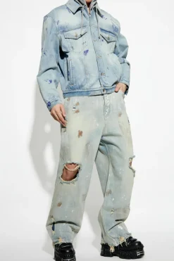 VETEMENTS jasnoniebieski Kurtka jeansowa