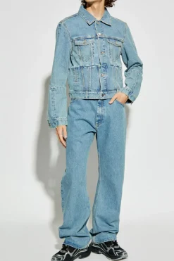 VETEMENTS jasnoniebieski Jeansy z logo