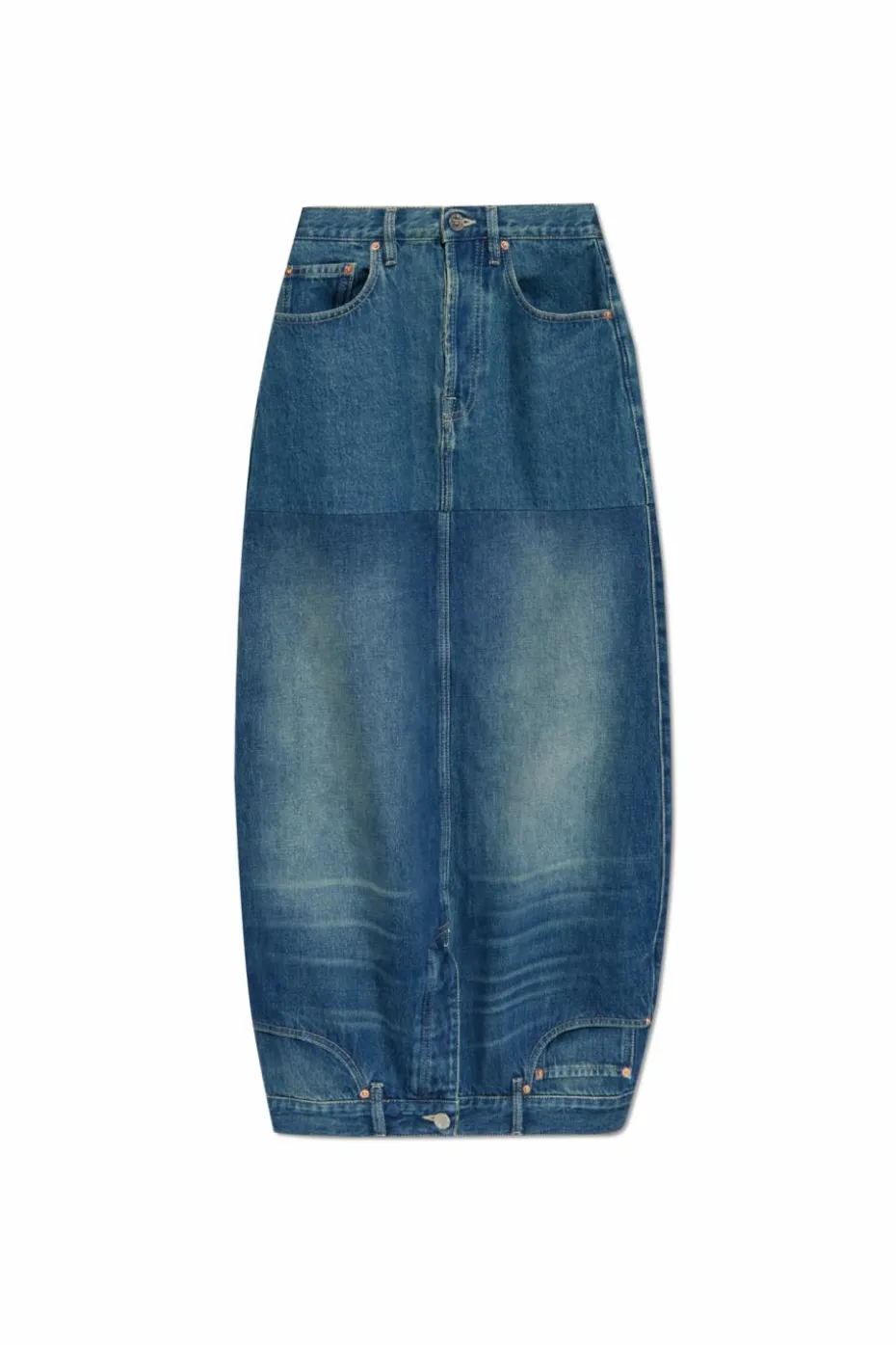VETEMENTS NIEBIESKI Jeansowa spódnica
