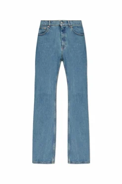 VETEMENTS NIEBIESKI Jeansy z logo