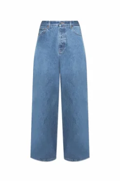 VETEMENTS NIEBIESKI Jeansy z logo