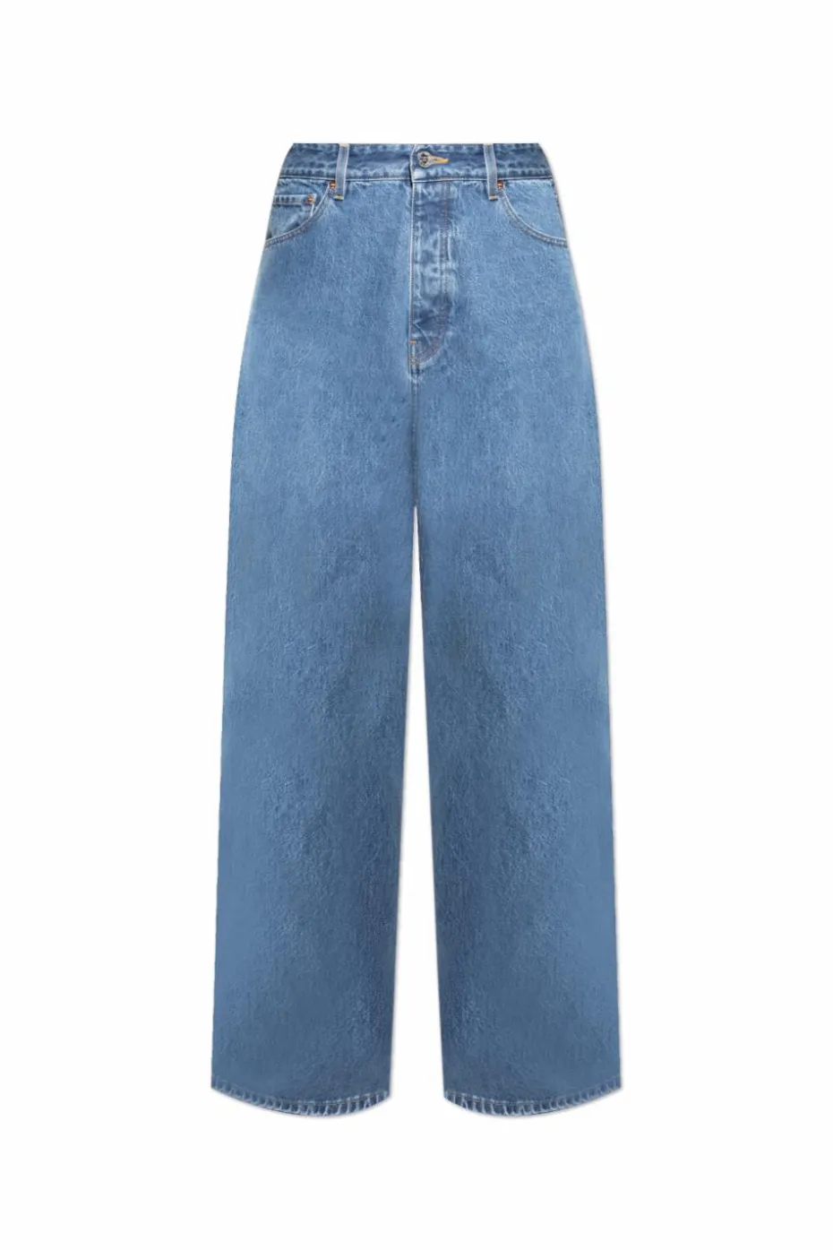 VETEMENTS NIEBIESKI Jeansy z logo