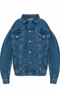 VETEMENTS NIEBIESKI Kurtka jeansowa