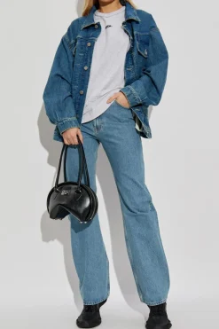 VETEMENTS NIEBIESKI Kurtka jeansowa