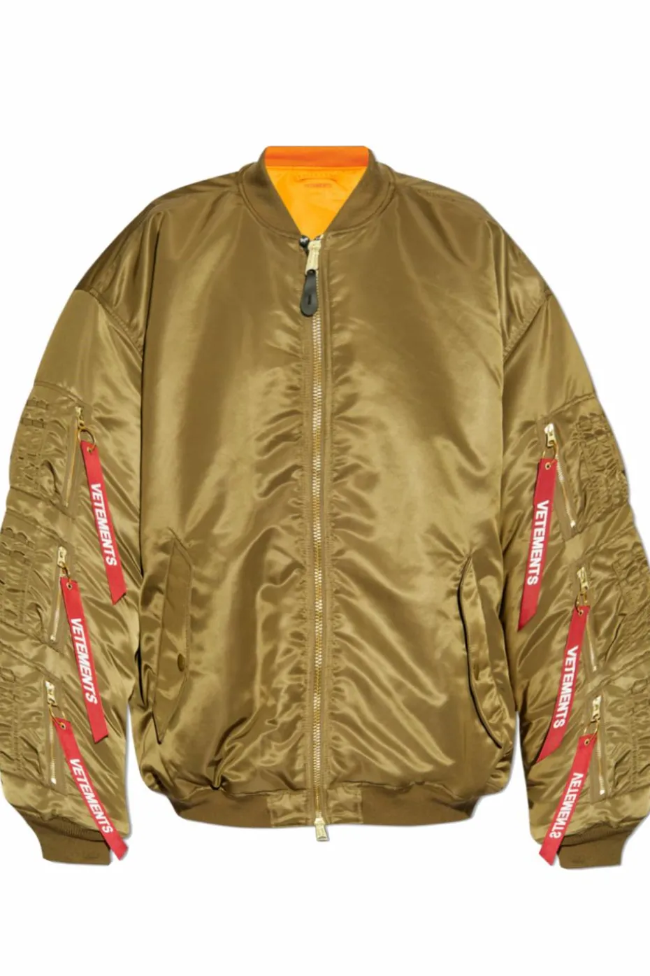 VETEMENTS ZIELONY Kurtka typu `bomber`