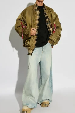 VETEMENTS ZIELONY Kurtka typu `bomber`