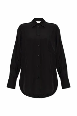 Victoria Beckham CZARNY Koszula z logo