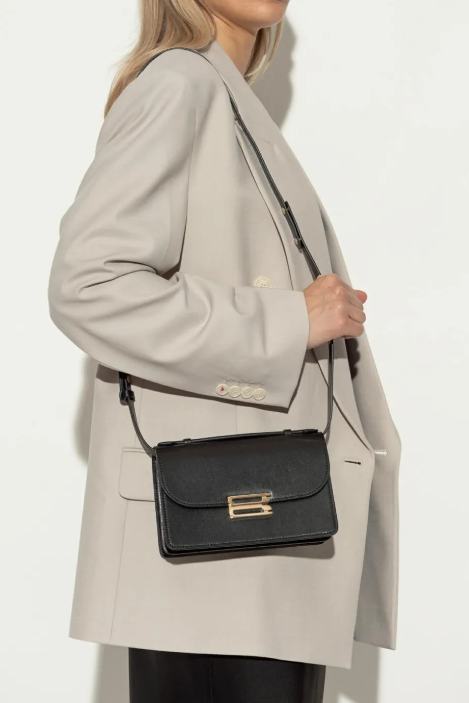 Victoria Beckham CZARNY Torba na ramię