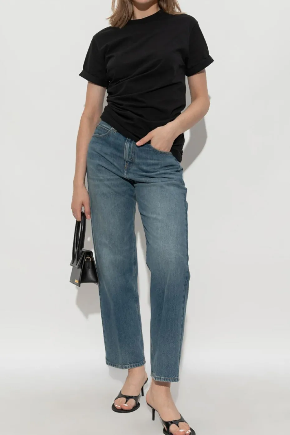 Victoria Beckham NIEBIESKI Jeansy z nogawkami o prostym kroju