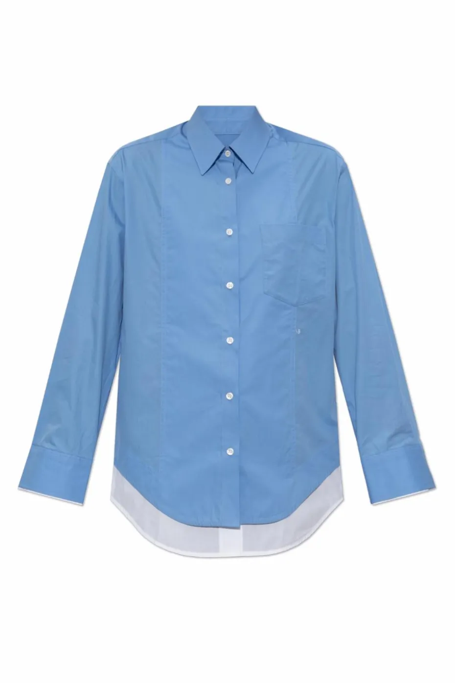 Victoria Beckham NIEBIESKI Koszula z bawełny organicznej