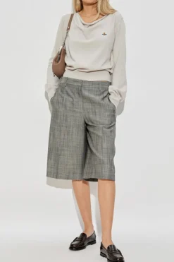 Vivienne Westwood beżowy Sweter z logo