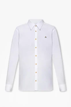 Vivienne Westwood BIAŁY Koszula z logo