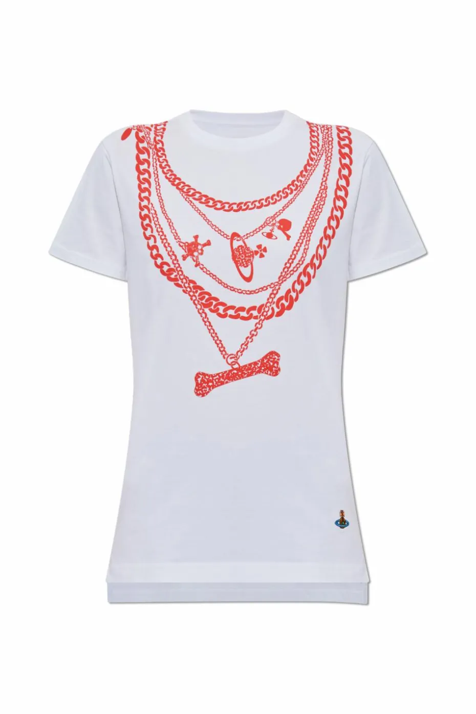 Vivienne Westwood BIAŁY T-shirt z nadrukiem