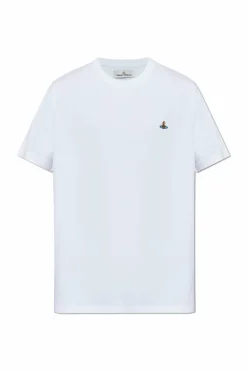 Vivienne Westwood BIAŁY T-shirt z logo