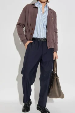 Vivienne Westwood BRĄZOWY Sweter z logo