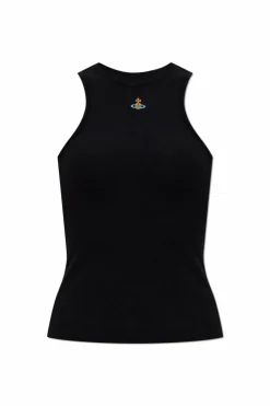 Vivienne Westwood CZARNY Top z logo