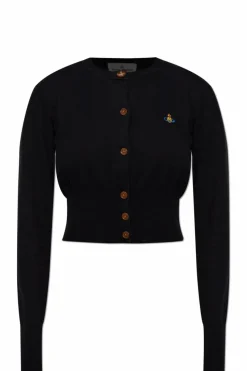Vivienne Westwood CZARNY Kardigan z logo