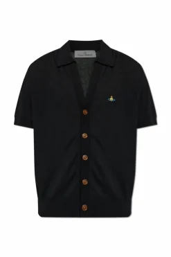 Vivienne Westwood CZARNY Polo z logo