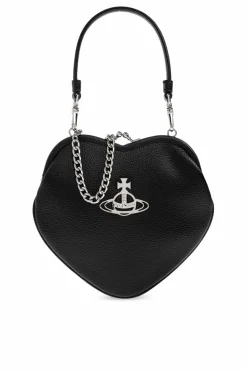 Vivienne Westwood CZARNY Torba do ręki `Belle Heart`