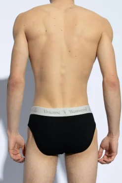 Vivienne Westwood CZARNY Dwupak slipów