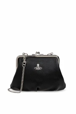 Vivienne Westwood CZARNY Torba na ramię `Granny Frame`