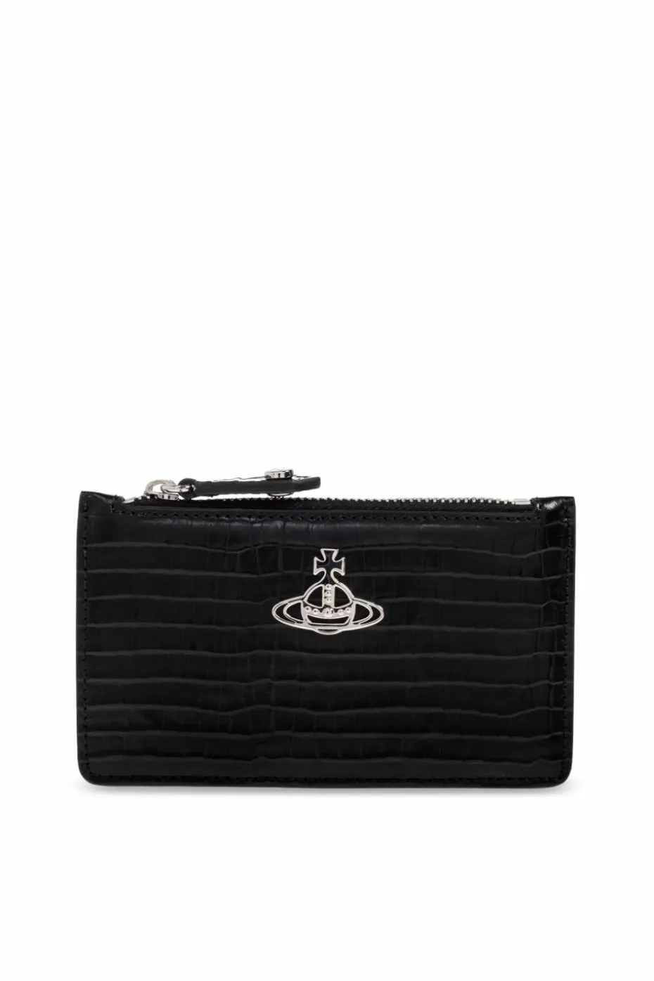 Vivienne Westwood CZARNY Etui na karty z logo