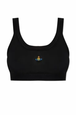 Vivienne Westwood CZARNY Top z logo
