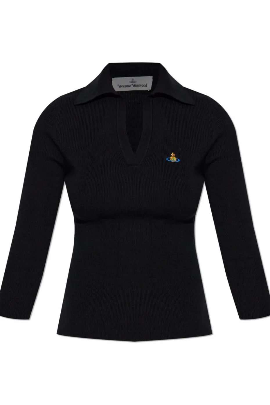 Vivienne Westwood CZARNY Polo z logo
