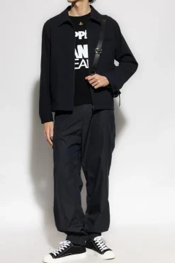 Vivienne Westwood CZARNY T-shirt z logo