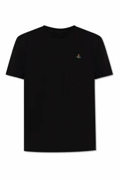 Vivienne Westwood CZARNY T-shirt z logo