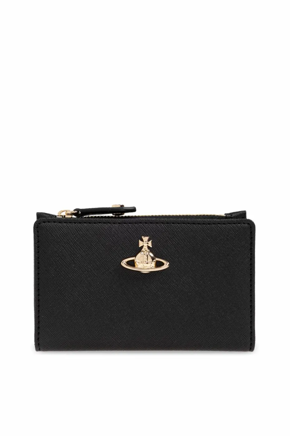 Vivienne Westwood CZARNY Portfel z logo