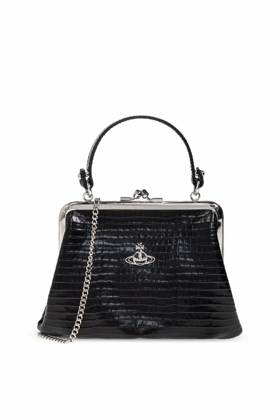 Vivienne Westwood CZARNY Torba do ręki `Granny Frame`