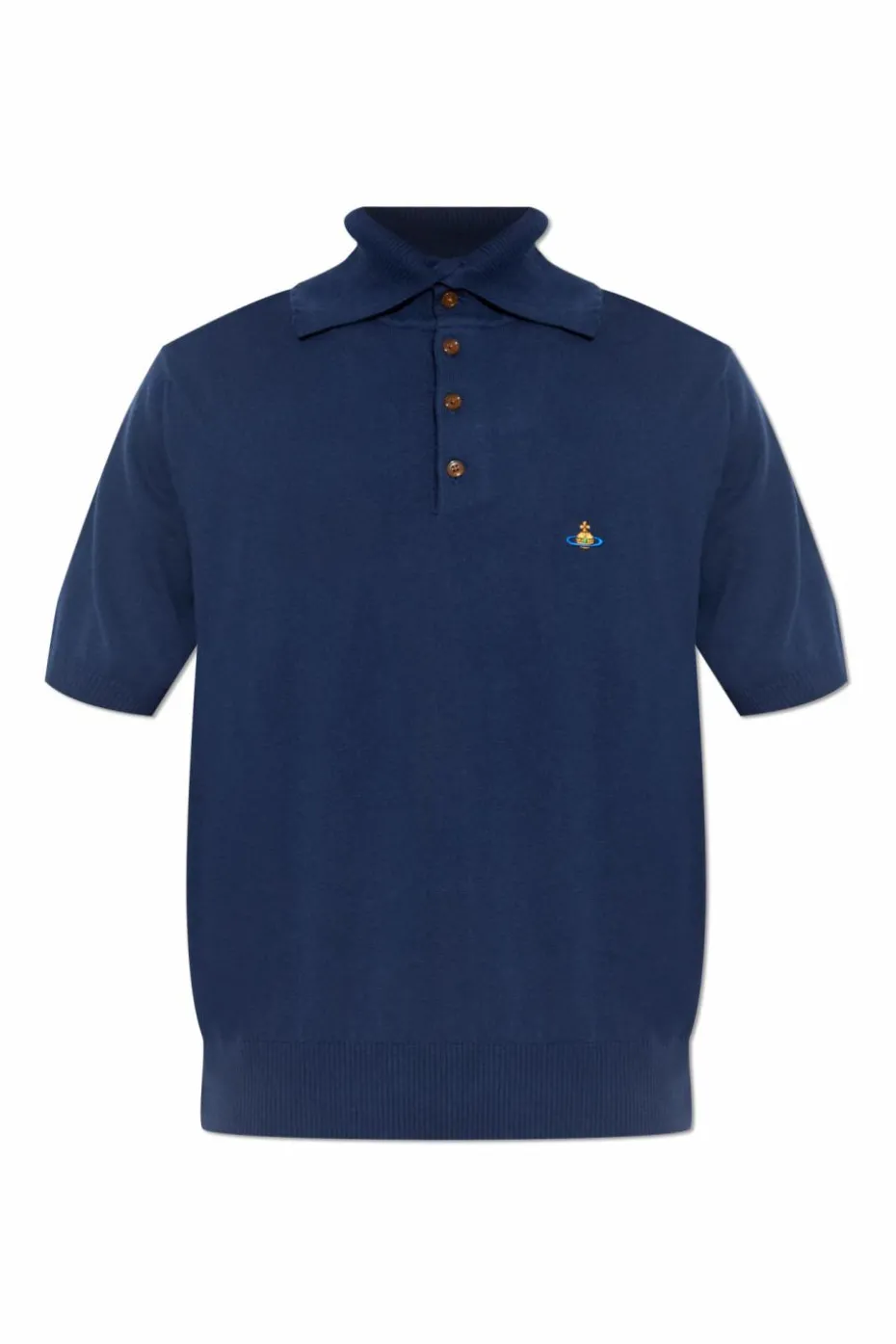 Vivienne Westwood GRANATOWY Sweter z logo
