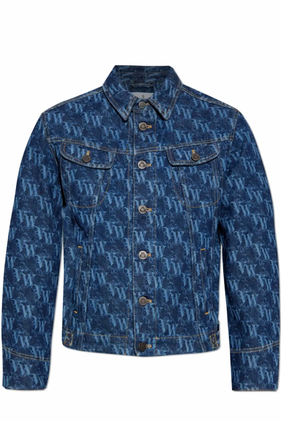Vivienne Westwood GRANATOWY Kurtka z logo