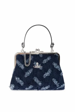 Vivienne Westwood GRANATOWY Torba do ręki `Granny`
