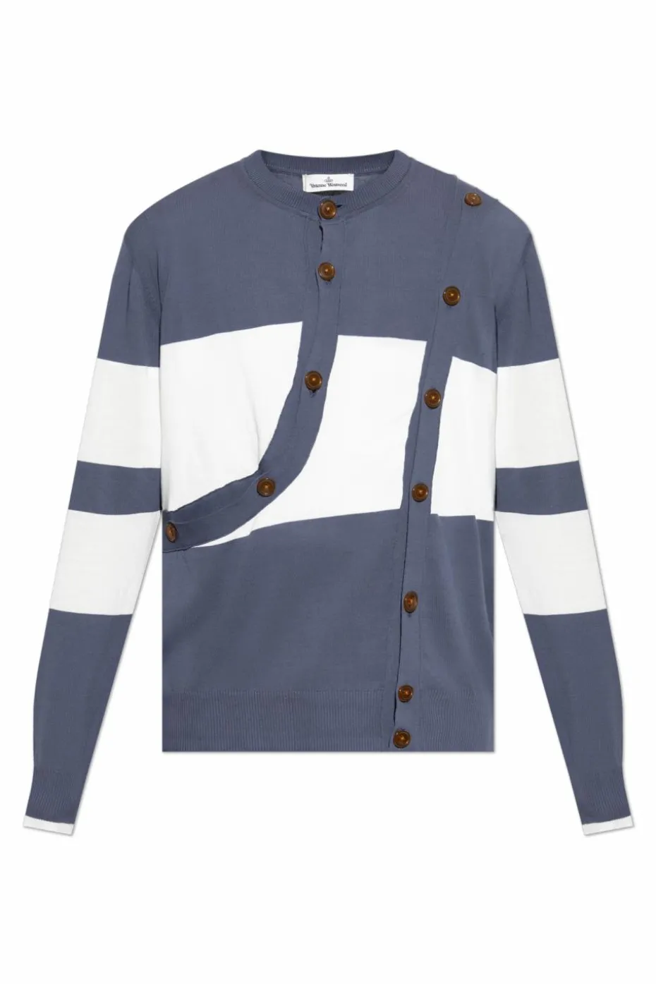 Vivienne Westwood NIEBIESKI Kardigan z logo