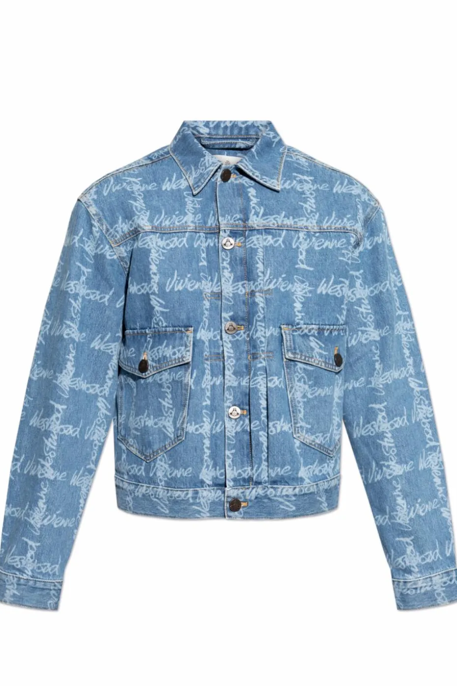Vivienne Westwood NIEBIESKI Kurtka jeansowa