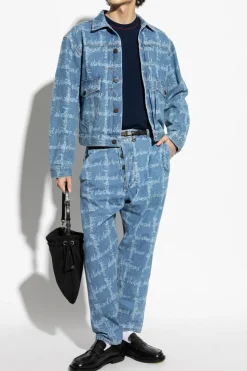 Vivienne Westwood NIEBIESKI Kurtka jeansowa