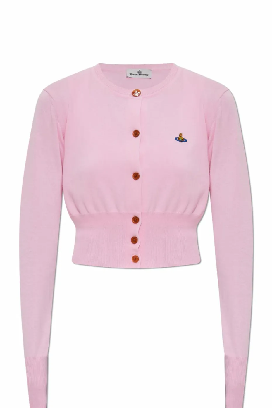 Vivienne Westwood RÓŻOWY Kardigan z logo