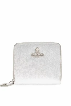 Vivienne Westwood SREBRNY Portfel z logo