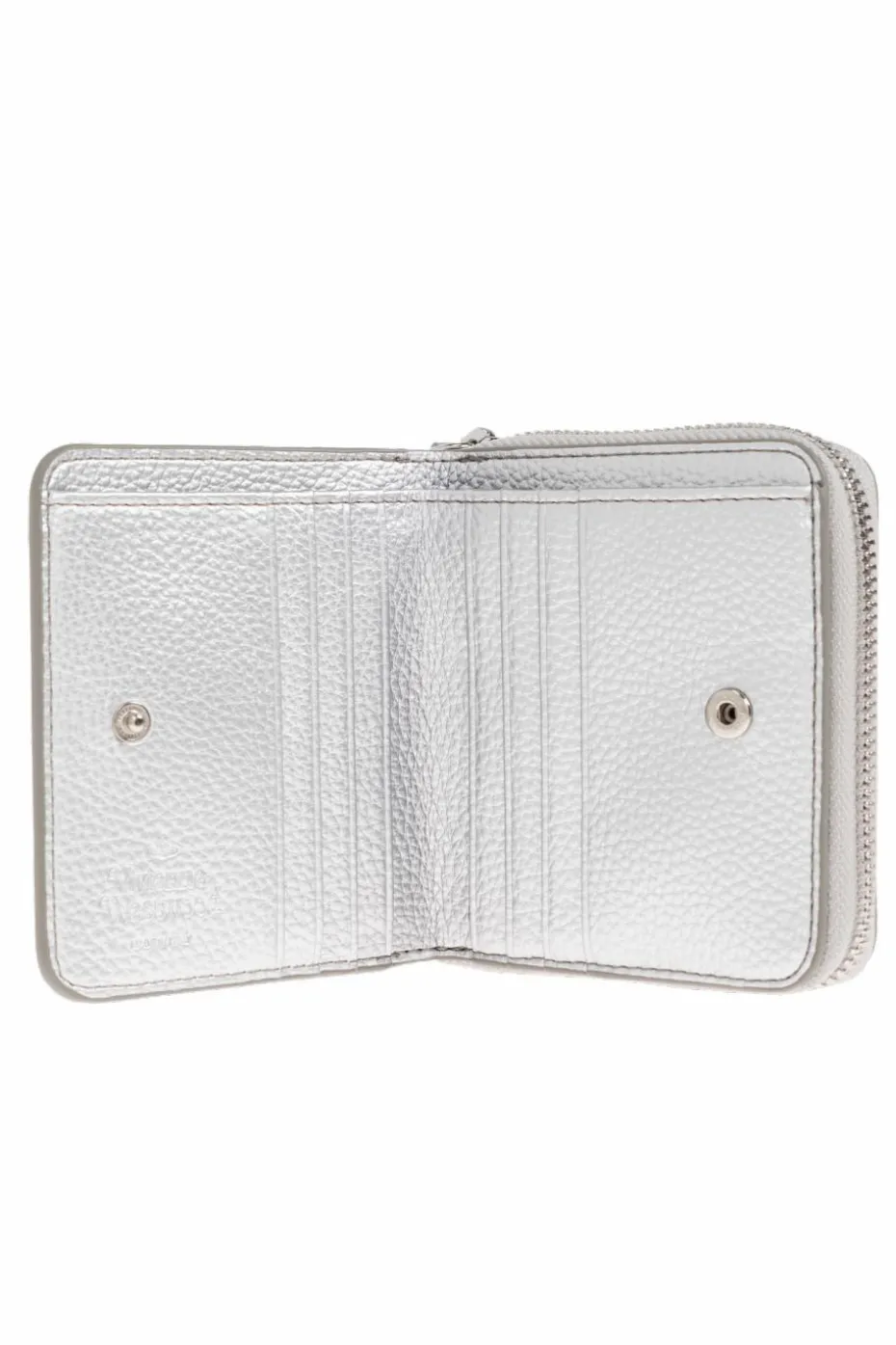 Vivienne Westwood SREBRNY Portfel z logo