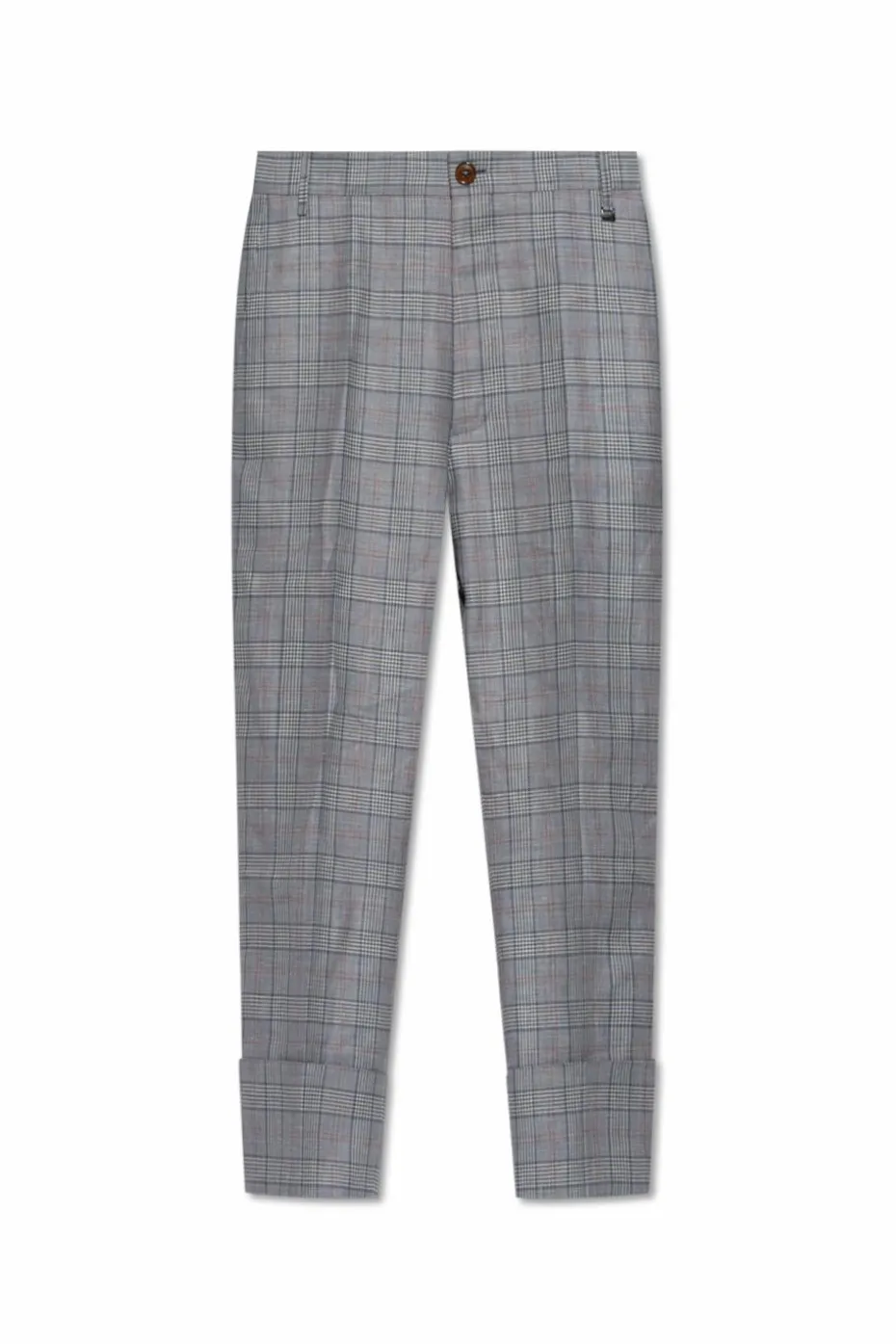 Vivienne Westwood SZARY Spodnie w kant