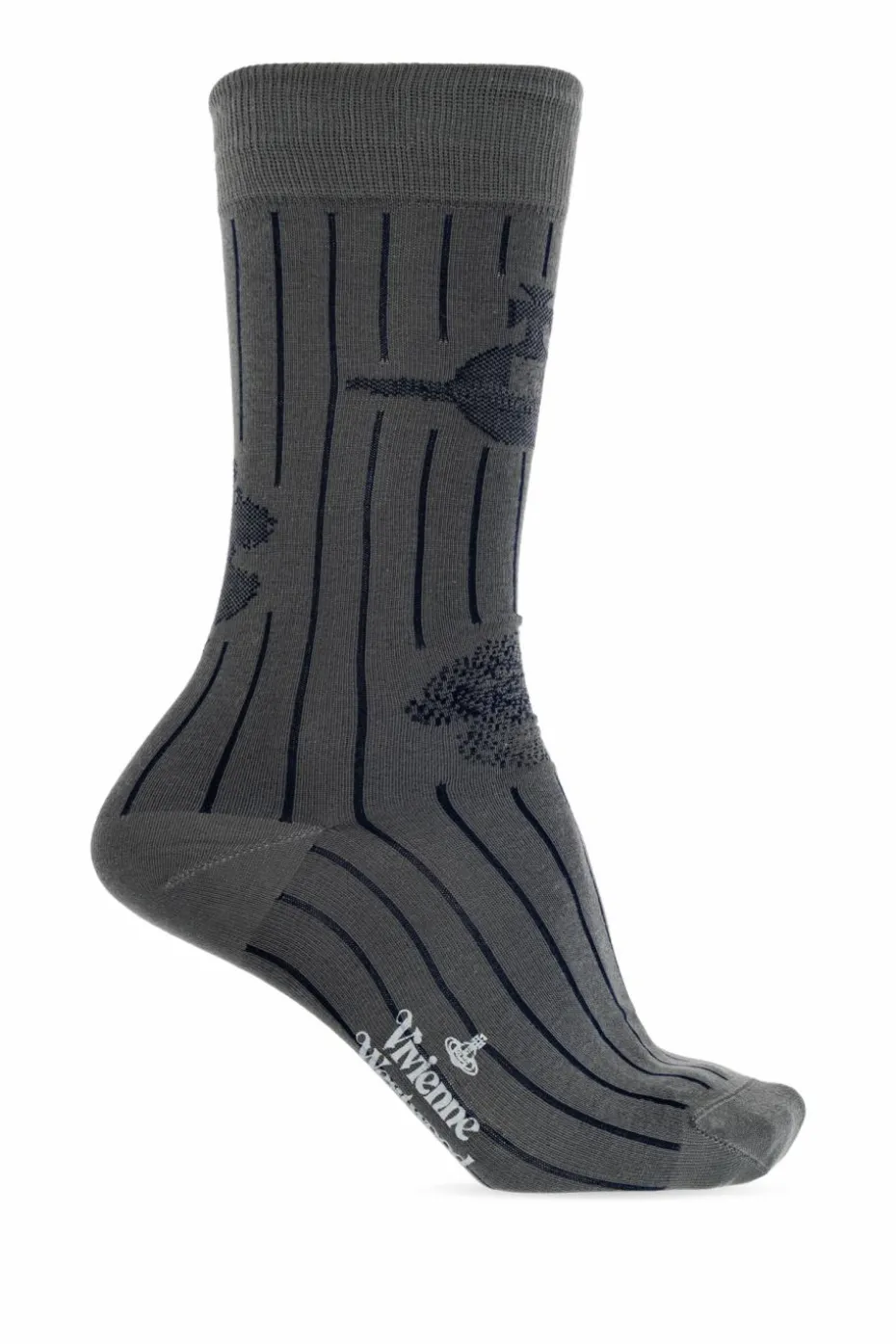 Vivienne Westwood SZARY Skarpety z logo