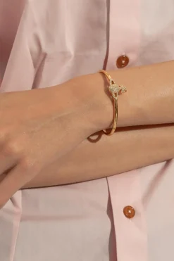 Vivienne Westwood ZŁOTY Bransoleta z logo