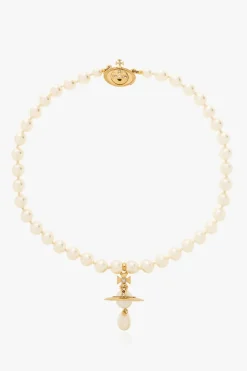 Vivienne Westwood ZŁOTY Choker z zawieszką