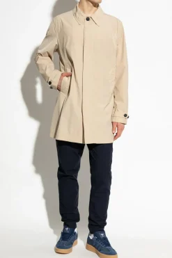 Woolrich beżowy Krótki płaszcz